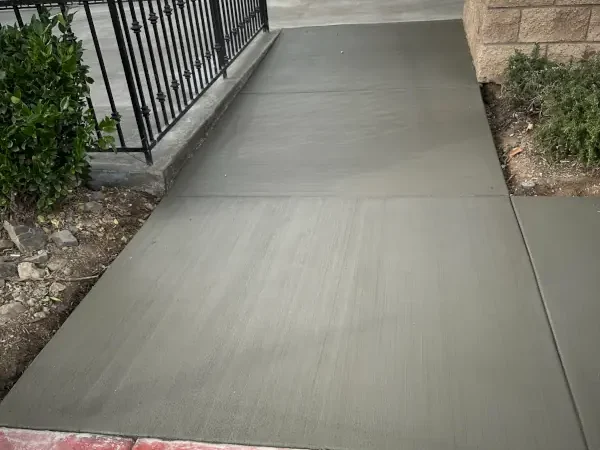 Concrete ramp