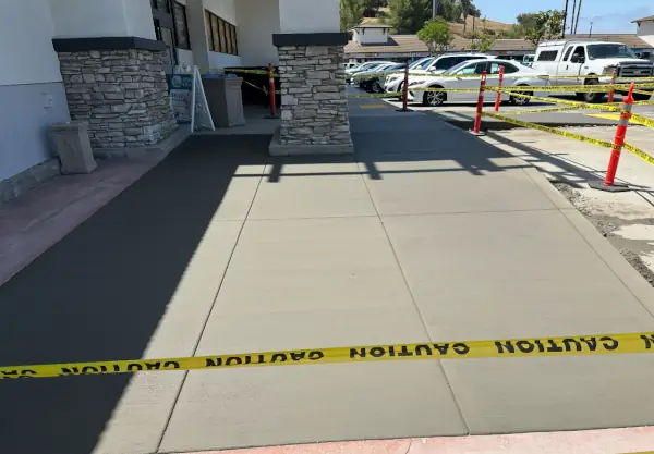 parking lot being milled