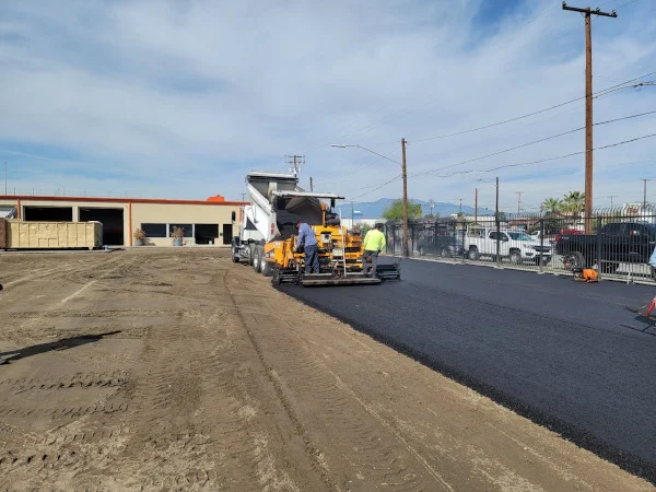 New parking lot being installed